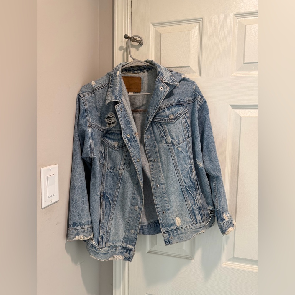 Oversized American Eagle Jean Jacket